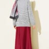 Zebra Print Knitted Sweater Grey – Bild 3