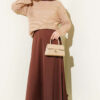 Zebra Print Knitted Sweater Latte - immagine 2