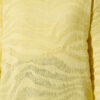 Zebra Print Knitted Sweater Yellow - immagine 4