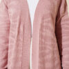Zebra Print Knit Cardigan Rose Dust – Image 4