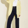 Zebra Print Knit Cardigan Yellow - Afbeelding 2
