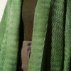 Zigzag Textured Knit Long Cardigan Green - Image 4