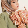 120 cm Flower Pattern Scarf Hazel