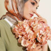 120 cm Flower Pattern Scarf Hazel - Afbeelding 2