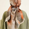 120 cm Flower Pattern Scarf Hazel - Afbeelding 3