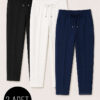 3-Piece Waistband Elastic Slim Fit Trousers Assorted 7 Assorted - Afbeelding 6