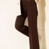 Pants with Accessories Brown