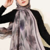 Watercolor Pattern Bamboo Crinkle Scarf Sand Beige - Afbeelding 5