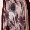 Watercolor Pattern Bamboo Crinkle Scarf Brown - Image 4