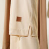 Embroidered Wide Leg Two-Piece Set Sand Beige - Image 4