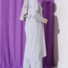 Embroidered Wide Leg Two-Piece Set Grey - Imagen 3