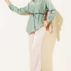 Asymmetrical Satin Tunic Hazel – Image 2