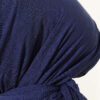 Aya Series Thin Cotton Scarf Navy Blue - immagine 4