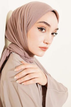 Alternative view of Aya Series Thin Cotton Scarf Mink