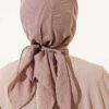 Aya Series Thin Cotton Scarf Mink - Afbeelding 3
