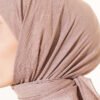 Aya Series Thin Cotton Scarf Mink - Afbeelding 4