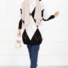 Diamond Pattern Knit Sweater Black – Bild 5