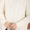 Houndstooth Knit Tunic Ecru – Image 5
