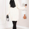Houndstooth Knit Tunic Ecru – Image 6