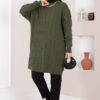 Houndstooth Knit Tunic Red - immagine 7