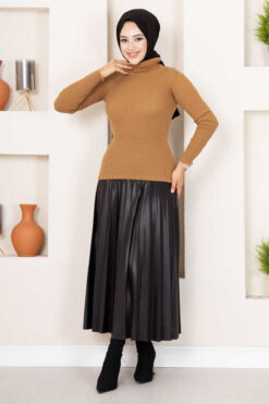 Alternative view of Fisherman Neck Sweater