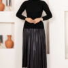 Fisherman Neck Sweater Black - immagine 2