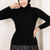 Fisherman Neck Sweater Black - immagine 3