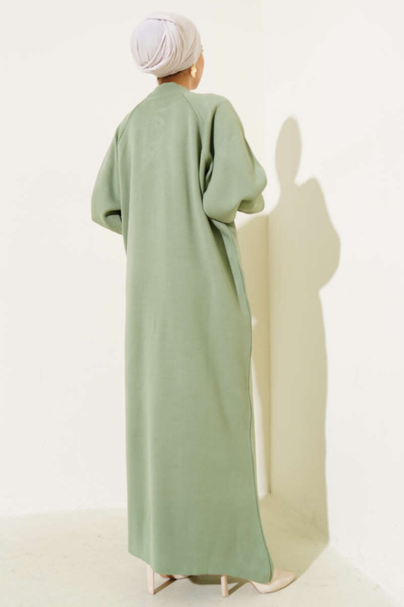 Balloon Sleeve Knit Dress Hazel - Imagen 3