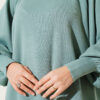 Balloon Sleeve Knit Dress Mint - الصورة 4