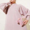 Balloon Sleeve Knit Dress Powder Pink - Imagen 2