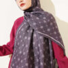 Baroque Motif Soft Shawl Lilac - immagine 2