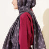 Baroque Motif Soft Shawl Lilac - immagine 3