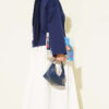 Basic Wide Sleeve Blouse Navy Blue – Image 3
