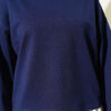Basic Wide Sleeve Blouse Navy Blue – Image 4