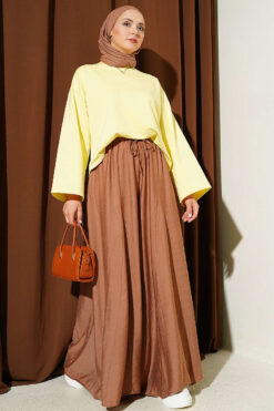 Alternative view of Basic Wide Sleeve Blouse Yellow