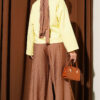 Basic Wide Sleeve Blouse Yellow – Bild 3