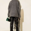 Basic Oversized Knit Tunic Smoke - الصورة 3