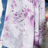 Printed Floral Patterned Shawl Grey – Bild 4