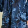 Printed Floral Patterned Shawl Navy Blue - Imagen 4