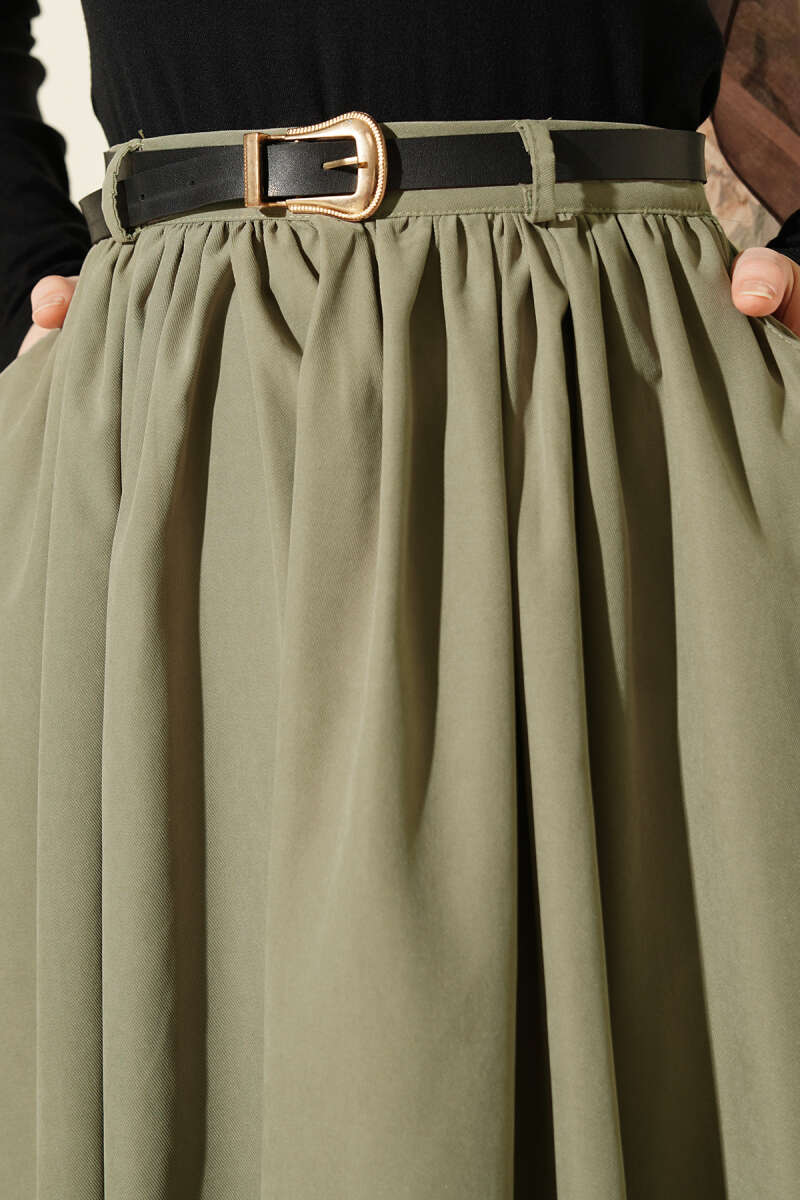 Belted Pocket Skirt Hazel – Image 4