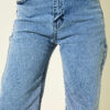 High-Waisted Wide Leg Denim Pants Light Blue - immagine 4