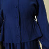 Belted Skirt Set Navy Blue - immagine 4