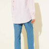 Belted Slim Fit Jeans Light Blue - Afbeelding 3