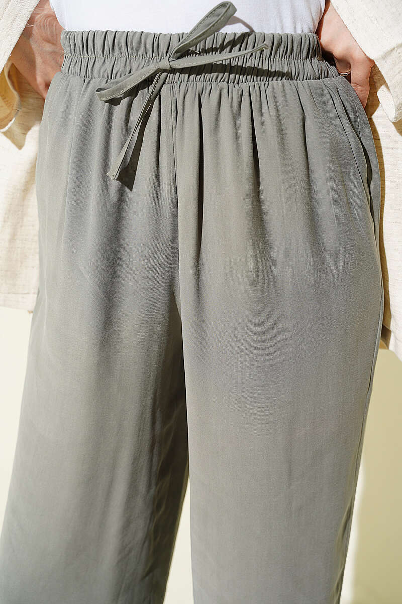 Belted Tencel Pants Hazel - Image 4