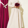 Belted Drape Dress Beige - Afbeelding 2