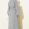 Belted Tulle Ankle-Cuffed Dress Grey - immagine 3