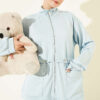 Waistbanded Pocket-Detail Two-Piece Set Baby Blue - Afbeelding 2