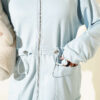 Waistbanded Pocket-Detail Two-Piece Set Baby Blue - Afbeelding 4