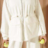 Waistbanded Pocket-Detail Two-Piece Set Ecru - الصورة 4
