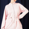 Waistbanded Pocket-Detail Two-Piece Set Pink - الصورة 2